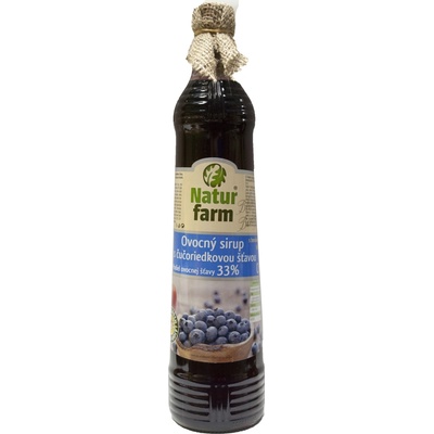 Naturfarm Sirup čučoriedka 33% ovocia 0,7 l