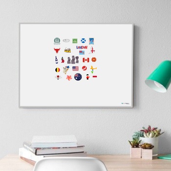 Toptabule.sk BTNMHR Biela tabuľa na magnetky v hliníkovom ráme 200x100cm