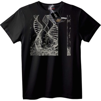NOONEBRAND Тениска ДНК Двойна Спирала - 2XL, Black