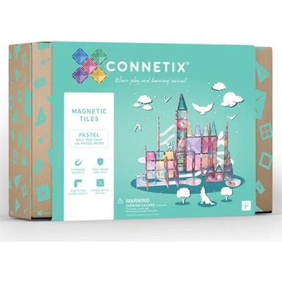 Connetix Pastel Ball Run Pack 106 ks CTX-001 – Zboží Živě