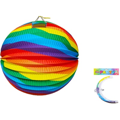 Lampión dúhová guľa 25 cm