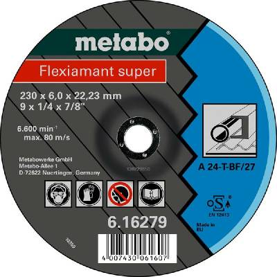 Metabo Brusný kotouč lomený 22.23 mm 616277000 10 ks