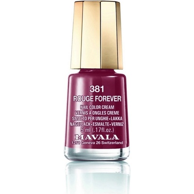 Mavala Minicolor Nail Care Lak na nechty 381 Rouge Forever 5 ml