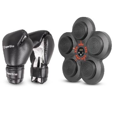 Nástěnný terč inSPORTline Smartpunch + boxerské rukavice Metrojack 8oz
