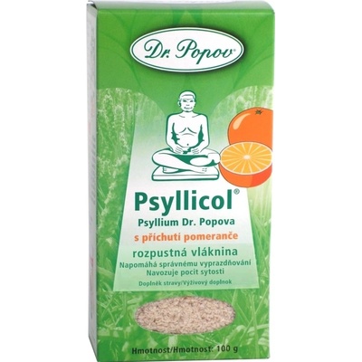 Dr. Popov psyllicol s příchutí Pomeranče 100 g