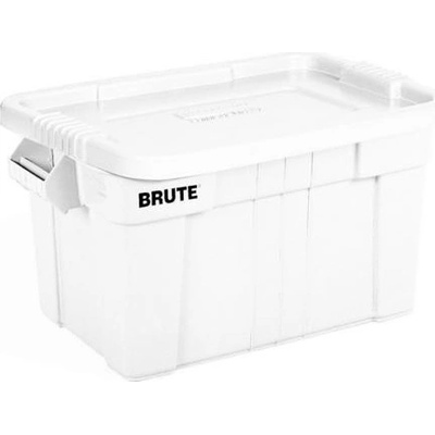 Brute Plastový odolný úložný box s víkem bílý 75 l