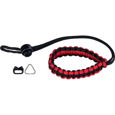 Genesis Gear Poutko na zápěstí paracord červená a černá – Hledejceny.cz