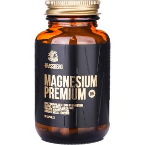 Grassberg Magnesium Premium B6, 60 капсули, Grassberg (7514)