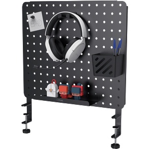Trust Стойка за Trust System - GXT724 Vesto (метална стойка + държач за слушалки, рафт, кошница, магнит; черна) 25668 (25668)