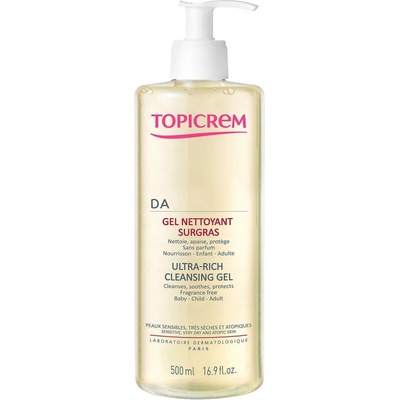 Topicrem Ultra výživný umývací gél DA (Ultra Rich Cleansing gél) 500 ml