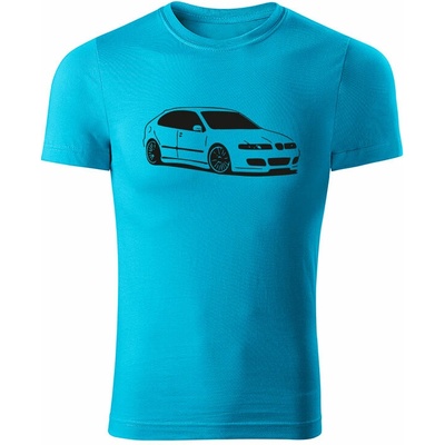 Tričko Seat Leon 1M pánske oranžová čierne