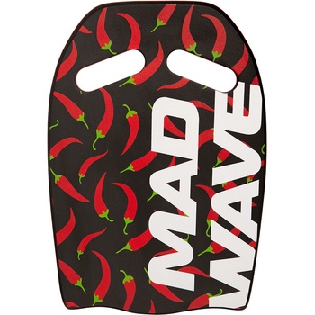Mad Wave ergo kickboard printed черно/червен