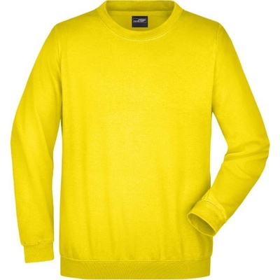 James & Nicholson JN 40 / pánska mikina sun yellow