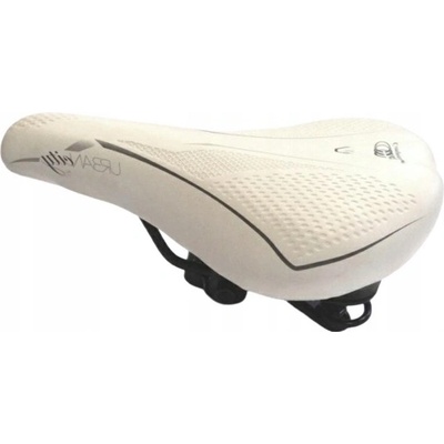SELLE BASSANO talianske cyklistické sedlo BIELE