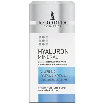 Afrodita Hyaluron Mineral Moisturising Eye Cream Продукт за очи дамски 15ml