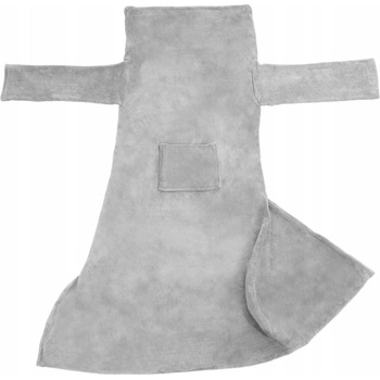 TecTake Deka polyester sivá 150x180