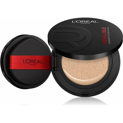 L’Oréal Paris Infaillible Cushion Foundation dlhotrvajúci kompaktný make-up W130 11 g