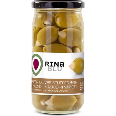 Rina Blu Olivy zelené s mandlí 370 g