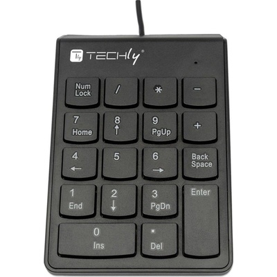 Techly IDATA KP-BLKTY цифрова клавиатура Laptop/PC USB Черен (IDATA KP-BLKTY)