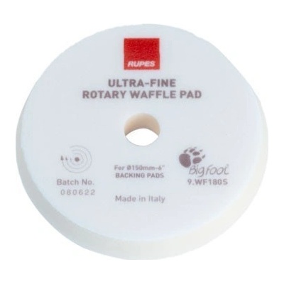 RUPES Waffle Ultra-Fine Polishing Foam Pad for Rotary Polishers 150/165 mm