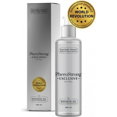 PheroStrong Exclusive for Men Masážní olej 100 ml