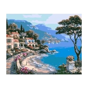 Smart Flamingo Creative set Flamingo Line Painting by numbers 40x50cm Landscape 1 (fyh050)