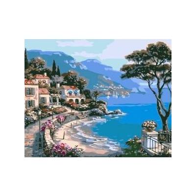 Smart Flamingo Creative set Flamingo Line Painting by numbers 40x50cm Landscape 1 (fyh050)