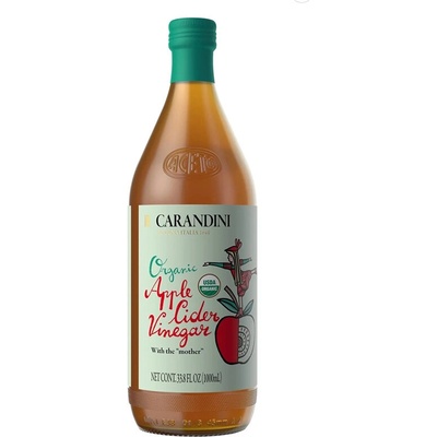 Carandini Ябълков оцет (нефилтриран, непастьоризиран) Био, 1 l (109496 CA)
