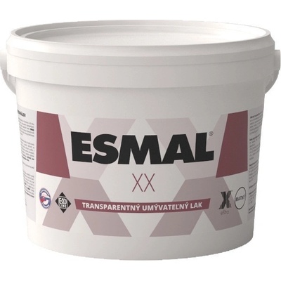 ESMAL XX umývateľný transparentný lak matného vzhľadu 1kg
