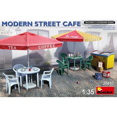 MiniArt Modern Street Cafe 1:35