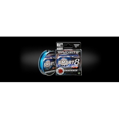 Favorite Šňůra Smart 8 PE Sky Blue 150m 0,296mm 19kg