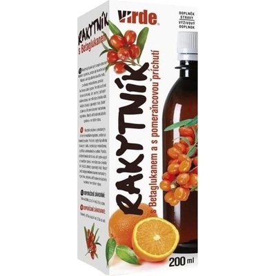 VIRDE Морски зърнастец + Бета-глюкани от рейши, 200 ml, Virde (351993 (DSV248) VIRDE)
