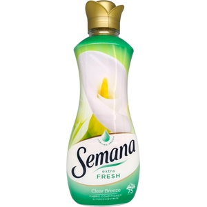 Semana омекотител за пране, 1500мл, 75 пранета, Extra fresh, Clear Breeze