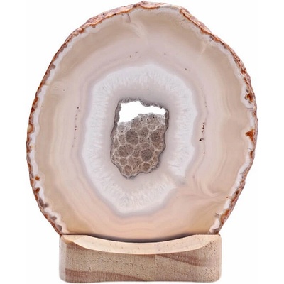 Nefertitis Achát natur svícen plátek NF35293 - cca 8 - 10 cm