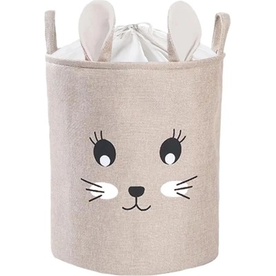 SIPO Кошница за съхранение на играчки с шнур Sipo - XXL, 63 l, заек (XB04)