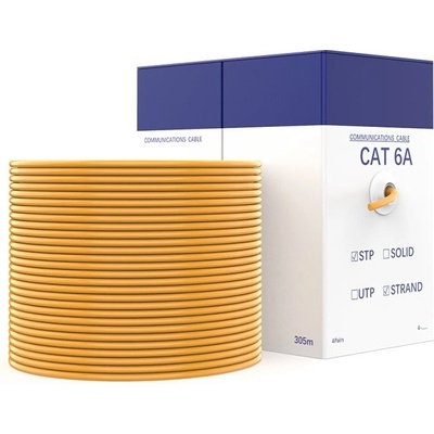 Vention IHCY305 CAT6a SSTP Network, 305m, oranžový