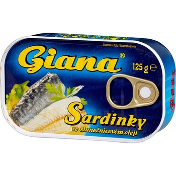 Giana Sardinky ve slunečnicovém oleji, 125g