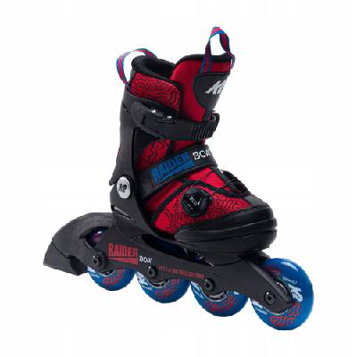 Kolečkové Brusle K2 Raider Boa červené vel. 35-40