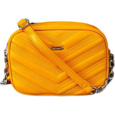 David Jones dámská crossbody kabelka hořčicová 6729-2A yellow