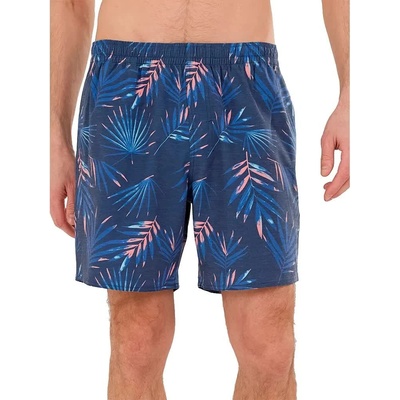 Fundango Бански гащета Fundango Bono Print swimming shorts - Blue (Jungle Eve)