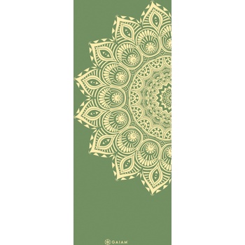 GAIAM Йога постелка 6 mm, Olive Haze Mandala Printed - 1 бр