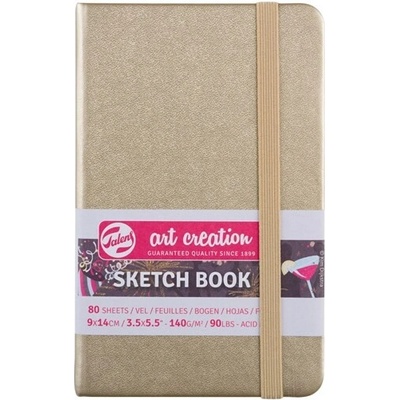 Talens Art Creation Sketchbook v pevnej väzbe White Gold 9 x 14