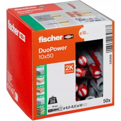 Fischer DUOPOWER 14x70 hmoždinka 10ks