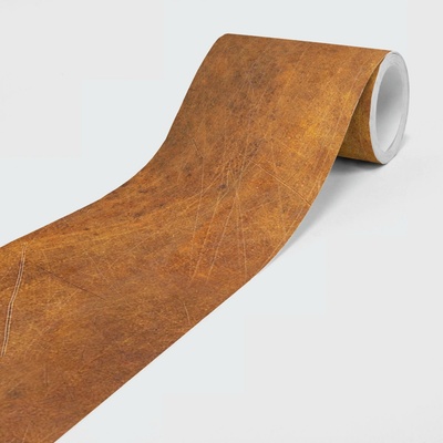 DIMEX SBD-15-024 Vliesová samolepicí bordura Měď, rozměry 15 cm x 5 m