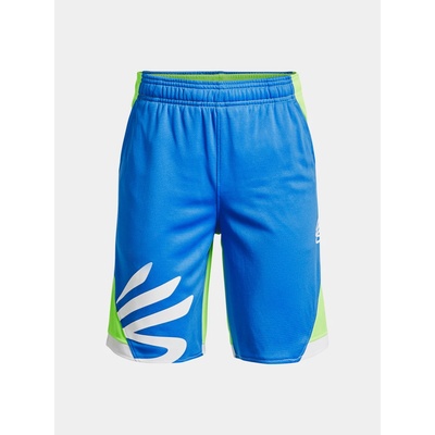 Under Armour B CURRY SPLASH SHORT Modrá