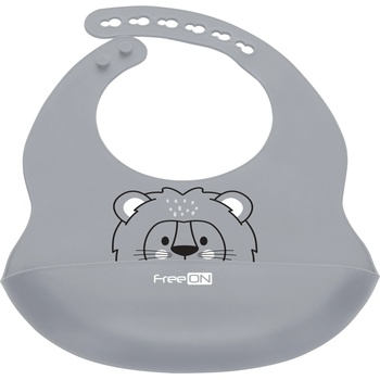 FREEON Силиконов лигавник Freeon, Лъв сив (49430)