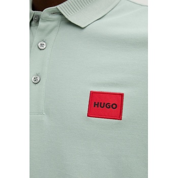 HUGO Памучна тениска с яка HUGO Dereso222 (50466202)