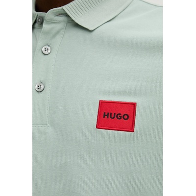 HUGO Памучна тениска с яка HUGO Dereso222 (50466202)