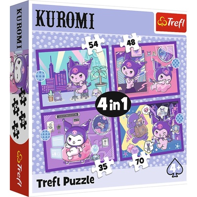 TREFL Deň s Kuromi 4v1 35,48,54,70 dielov