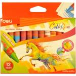  Пастели восъчни 12 цв. Deli Colorun джъмбо 20900